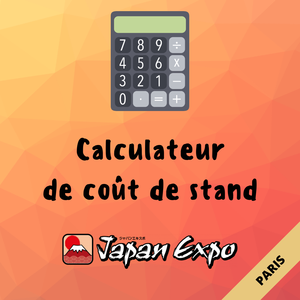 Calculateur Japan Expo Paris